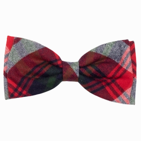 Bow Tie | Red, Green, & Navy Plaid