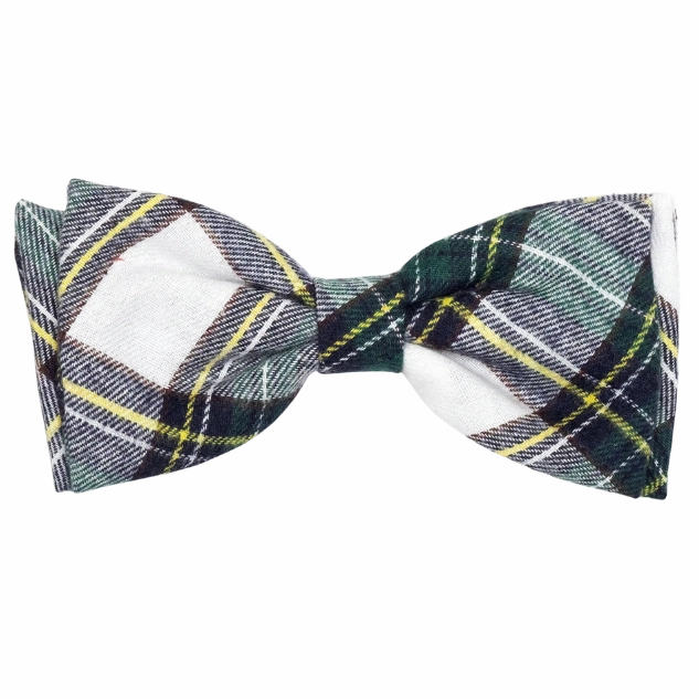 Bow Tie | Stewart Tartan Plaid Green