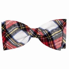 Bow Tie | Stewart Tartan Plaid Red