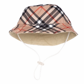 Bucket Hat | Bias Plaid Tan