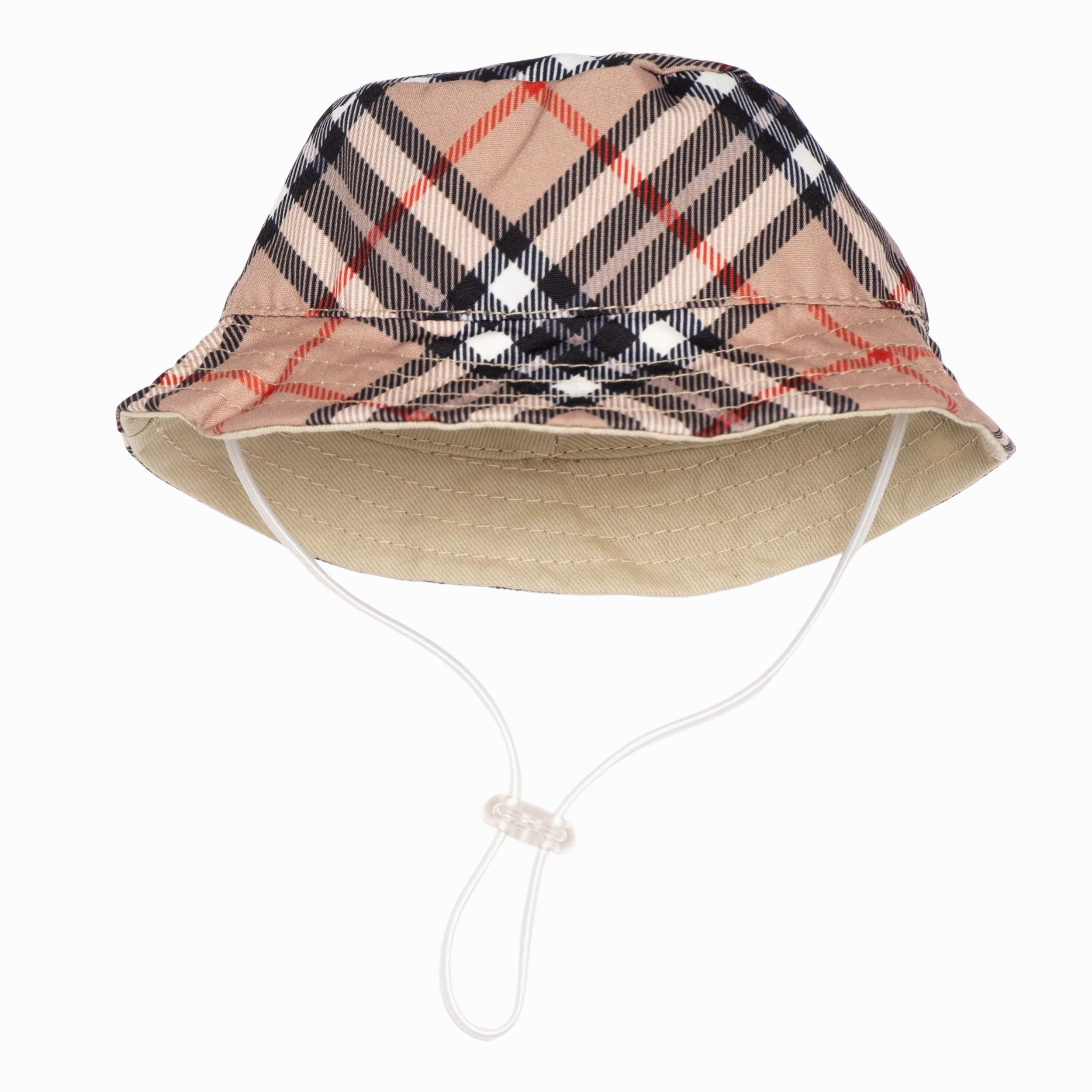 Bucket Hat | Bias Plaid Tan