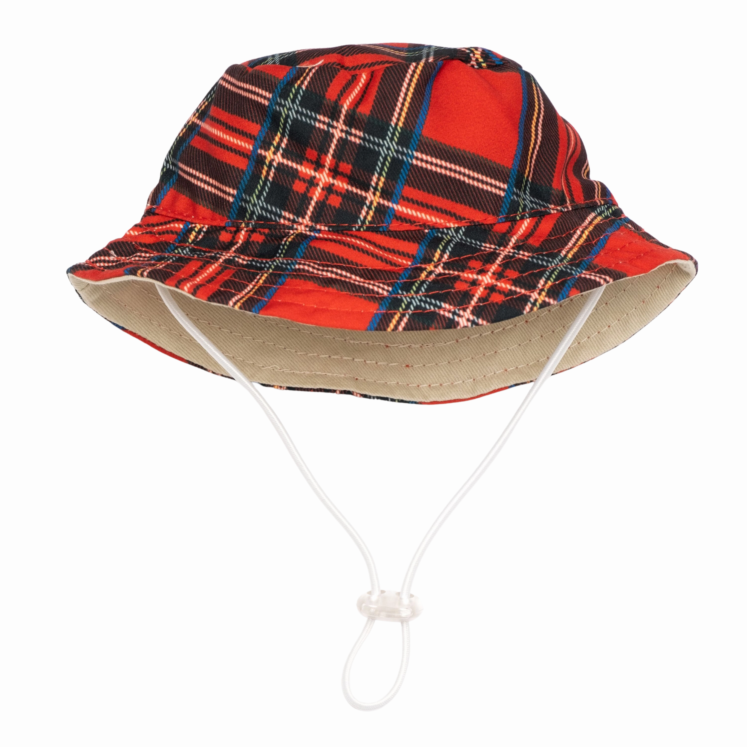 Bucket Hat | Red Plaid