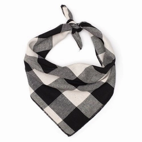 Buffalo Bandana - Black And Off White