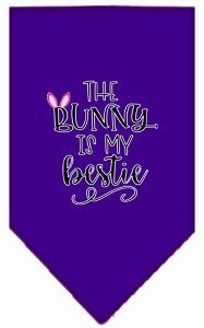 Bunny is my Bestie Screen Print Bandana in Many Colors