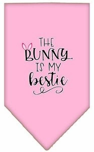 Bunny is my Bestie Screen Print Bandana in Many Colors