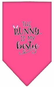 Bunny is my Bestie Screen Print Bandana in Many Colors
