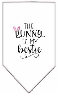 Bunny is my Bestie Screen Print Bandana in Many Colors