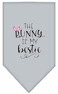 Bunny is my Bestie Screen Print Bandana in Many Colors