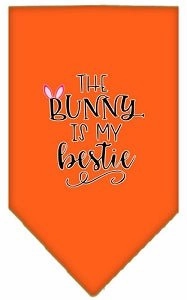 Bunny is my Bestie Screen Print Bandana in Many Colors