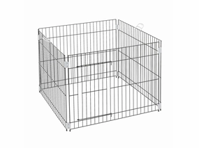 Cage Pen Black Dog Training