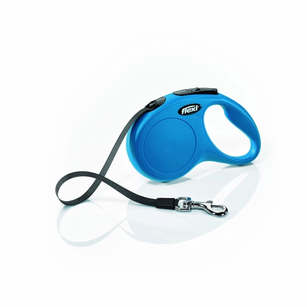 Camon New Classic Black Flexi Tape Leash - Medium