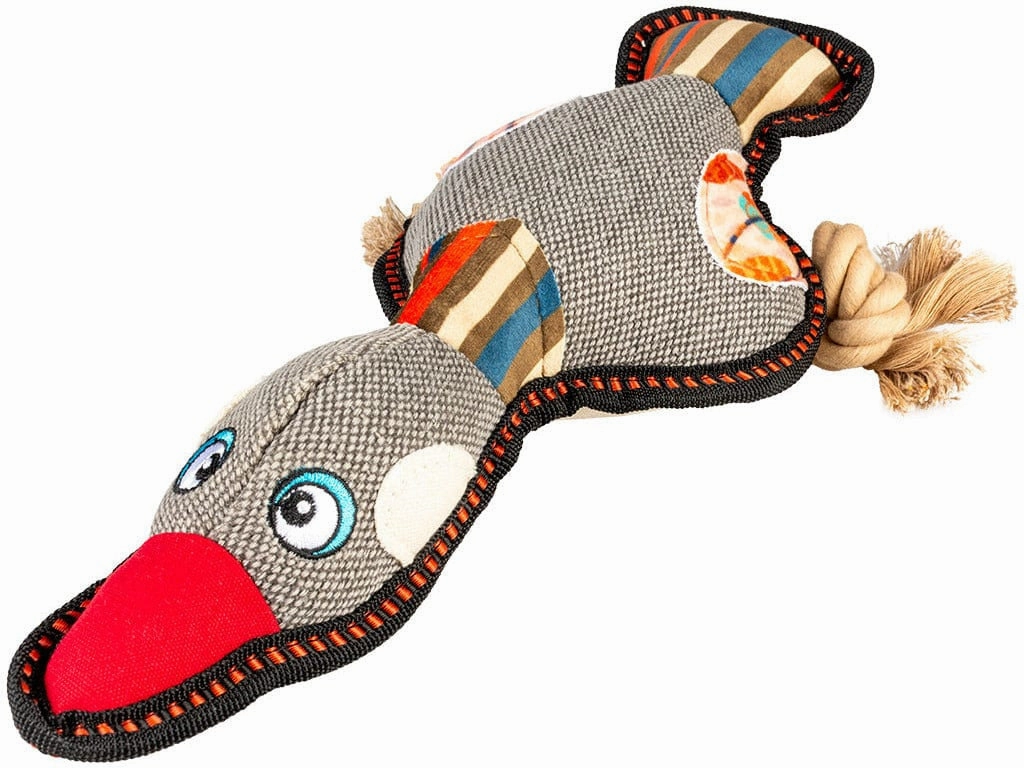Canvas duck 33x13x6cm grey