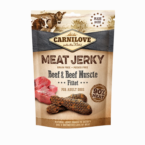 Carnilove Beef and Beef Muscle Meat Jerky