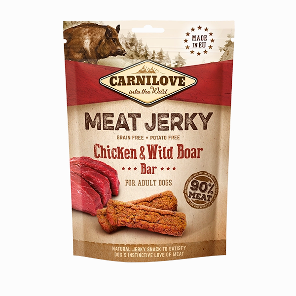 Carnilove Chicken and Wild Boar Meat Jerky