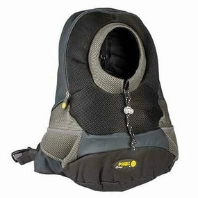 Carrybag Maria Crazy Paws Nylon M - 41,5x17,5x43cm black