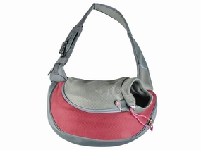 CARRYBAG SARAH CRAZY PAWS NYLON M - 34x19x47,5cm bordeaux