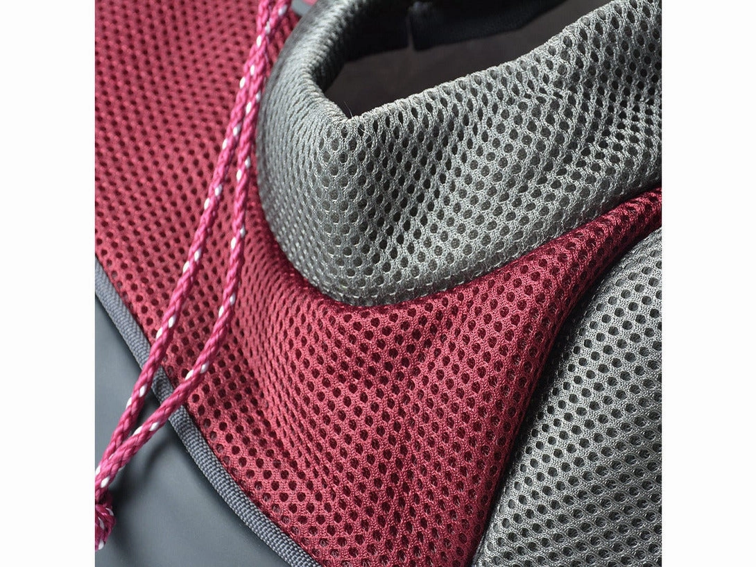 CARRYBAG SARAH CRAZY PAWS NYLON S - 25x15,5x43cm bordeaux