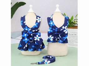 Cat Clothes Blue Skirt