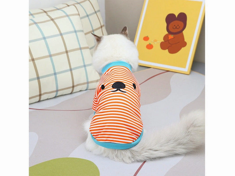 Cat Clothes Navy Blue Type 1