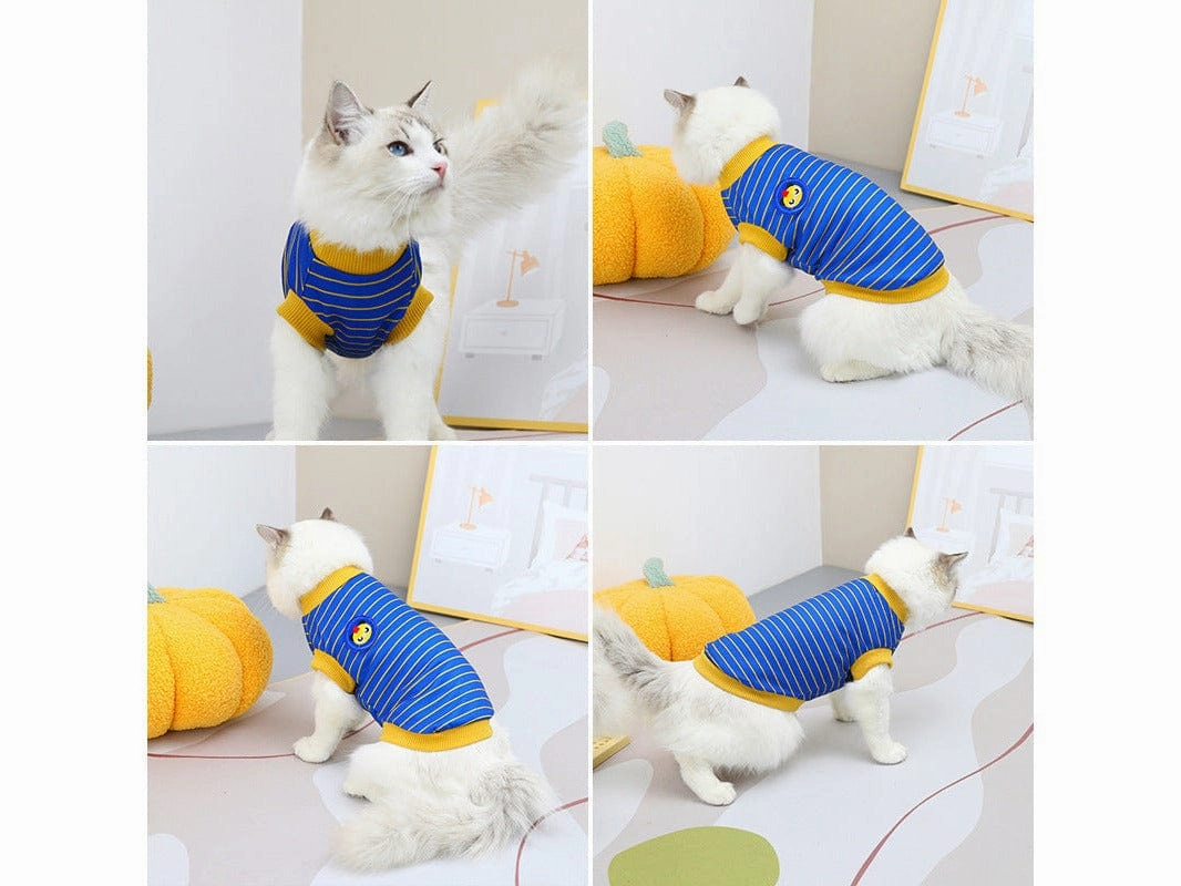 Cat Clothes Navy Blue Type 2