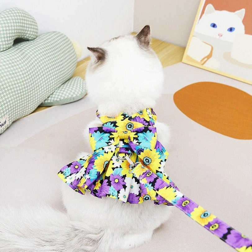 Cat Clothes Purple Chest