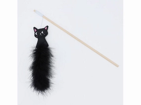 Cat Play Rob / Black Cat Funny Cat Stick