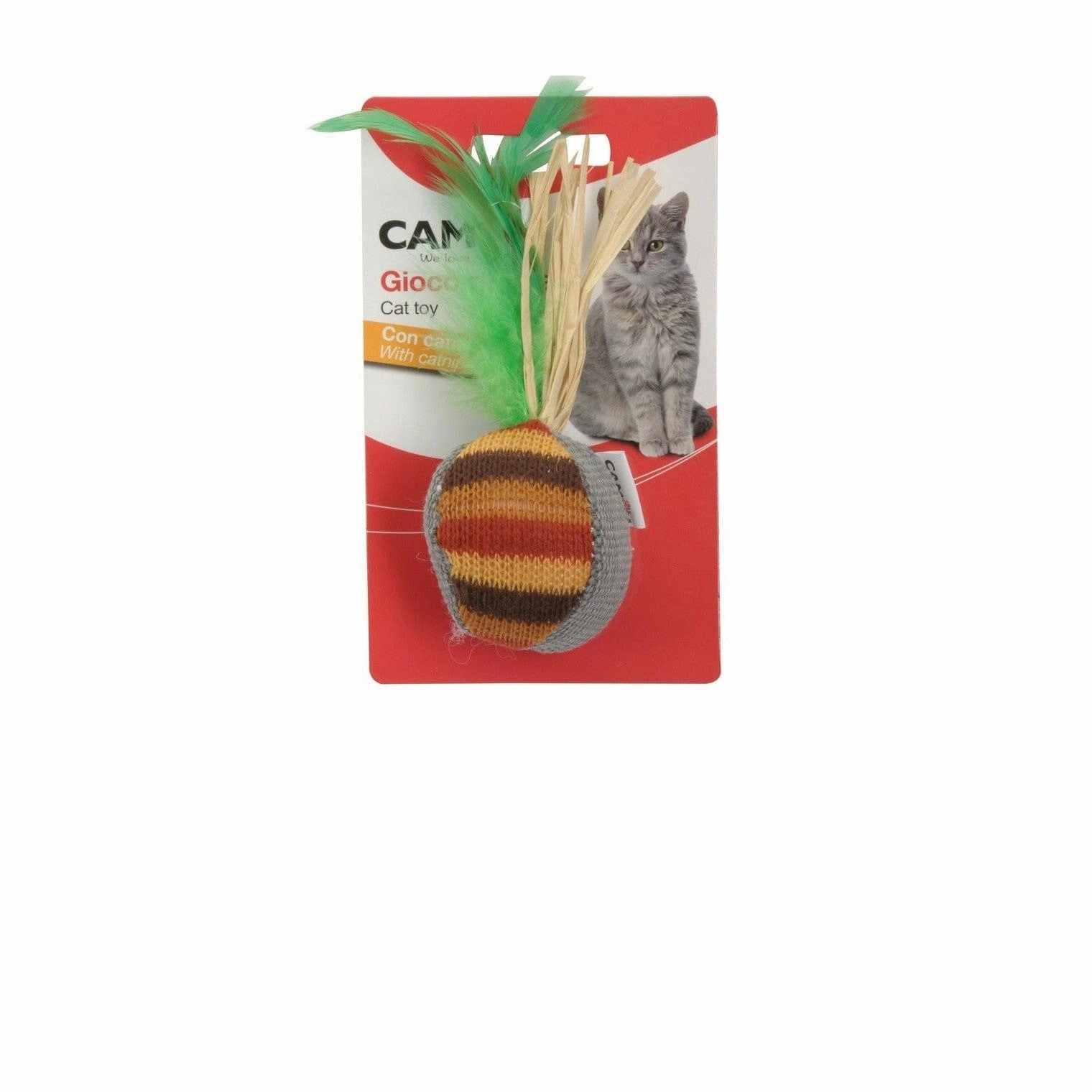Cat Toy - Feathered Ball