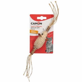 Cat Toy - Matatabi - Sisal Mouse (2 Subjects). Approx.13Cm