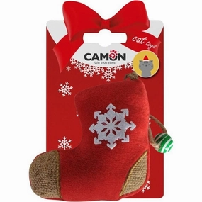 Cat toy- Red Envelope   Christmas Stocking, polyester, approx. 10cm