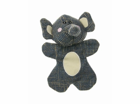 Chenille Elephant C\Crinkle And Rattle