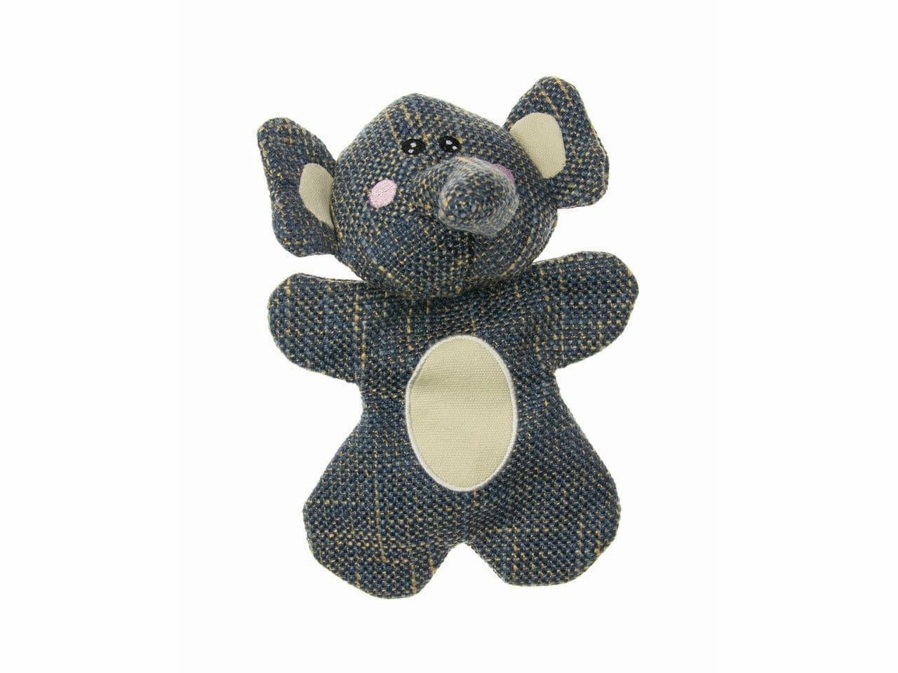 Chenille Elephant C\Crinkle And Rattle