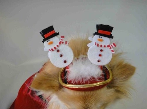 Christmas Snowman Hat - Cat or Dog