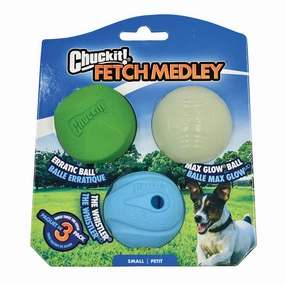 Chuckit Fetch Medley Small Dog Toy Set 3 pack ($)($)