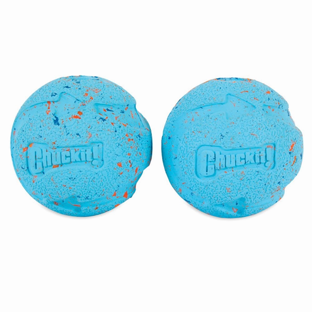Chuckit Rebounce Recycled Rubber Ball Medium Dog Toy 2 Pack ($)($)