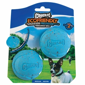 Chuckit Rebounce Recycled Rubber Ball Medium Dog Toy 2 Pack ($)($)