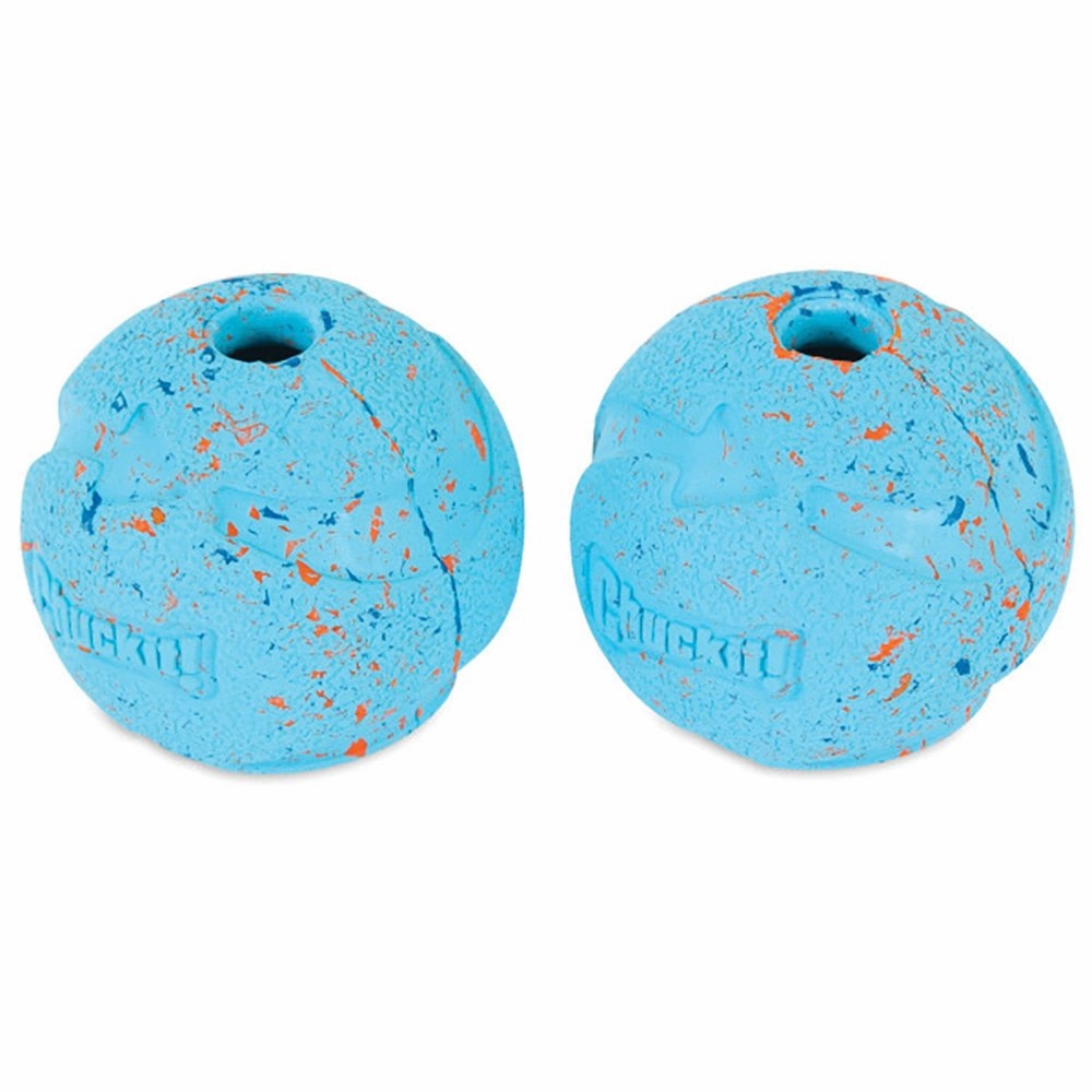 Chuckit Rebounce Recycled Rubber Ball Medium Dog Toy 2 Pack ($)($)