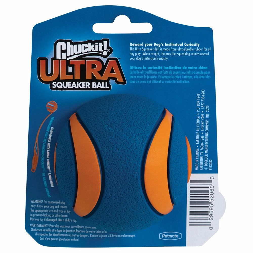 Chuckit Ultra Squeaker Ball Large Dog Toy ($)($)