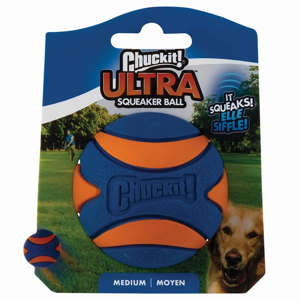 Chuckit Ultra Squeaker Ball Medium Dog Toy ($)($)