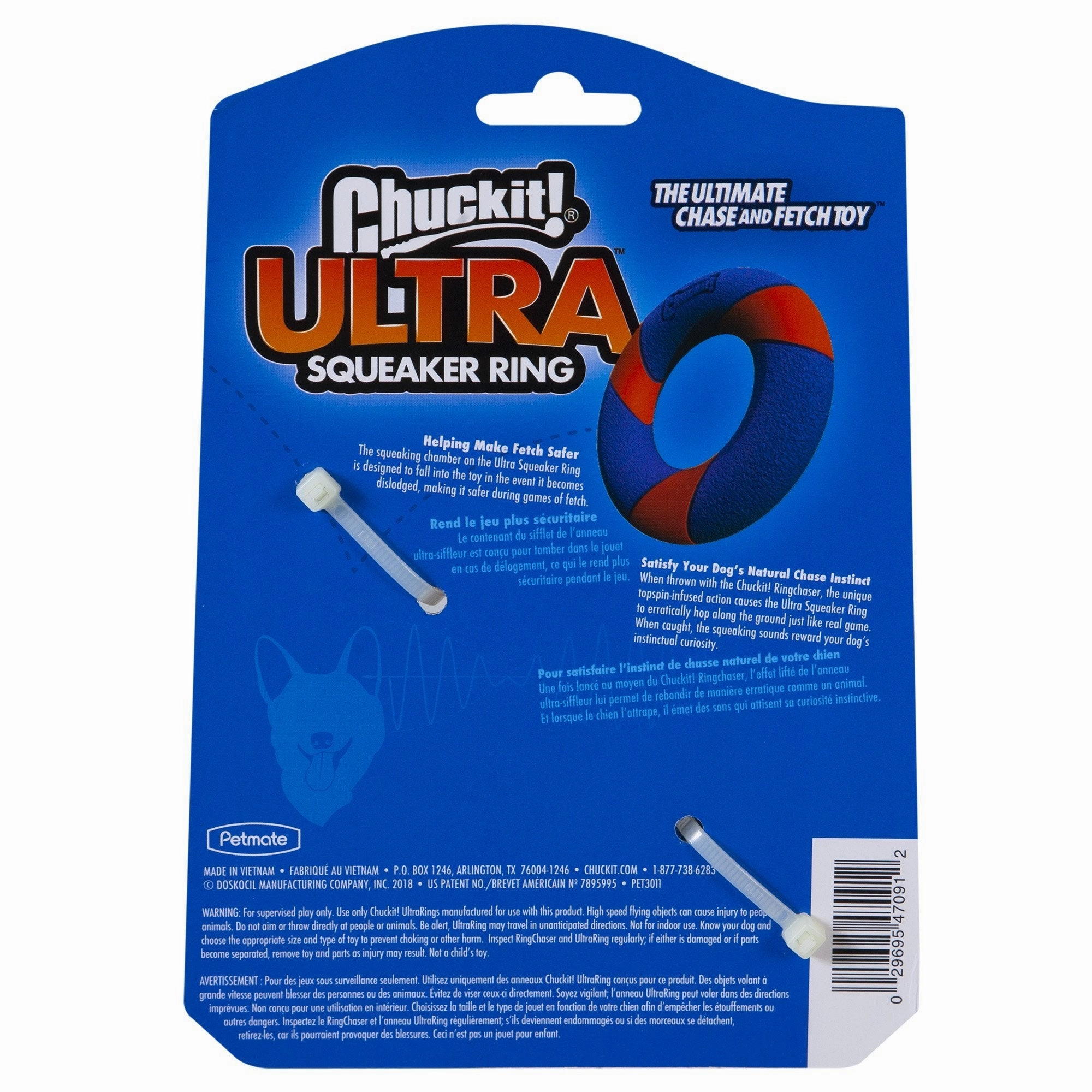 Chuckit Ultra Squeaker Ring Dog Toy ($)($)