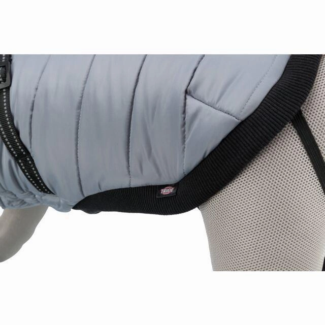 Coat with harness Pontis Grey
