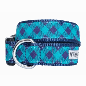 Collar | Bias Buffalo Plaid Navy & Green