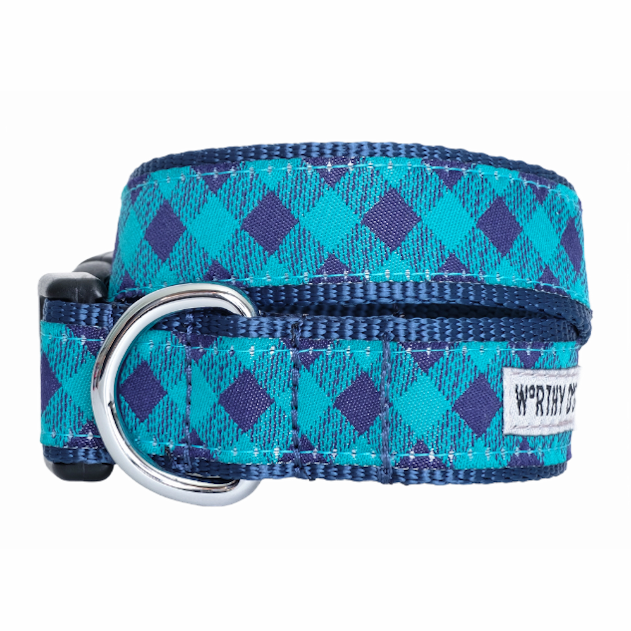 Collar | Bias Buffalo Plaid Navy & Green
