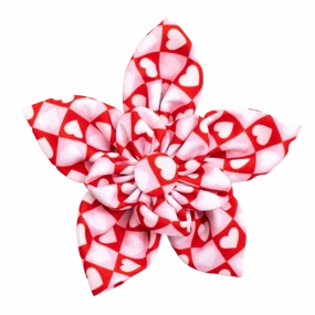 Collar Flower | Colorblock Hearts