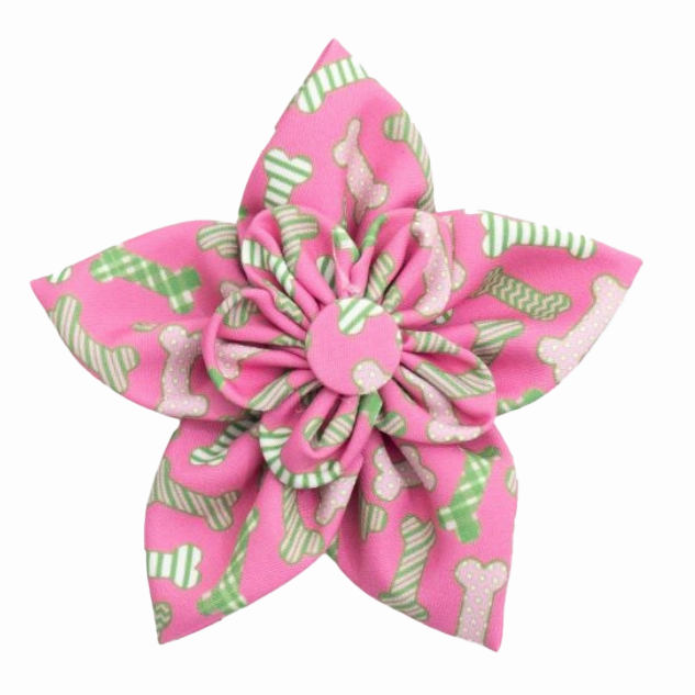 Collar Flower | Preppy Bones Pink