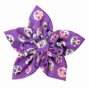 Collar Flower | Sugar Skulls Purple