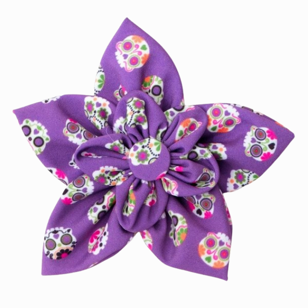 Collar Flower | Sugar Skulls Purple