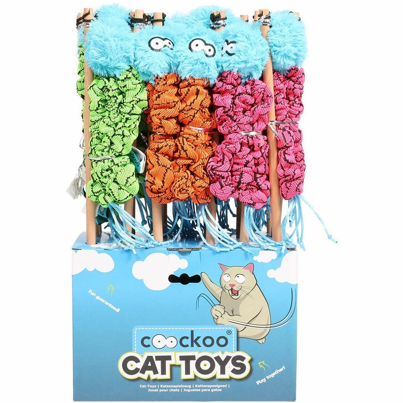 Coockoo Mac cat rod 40x4x4cm mixed colors