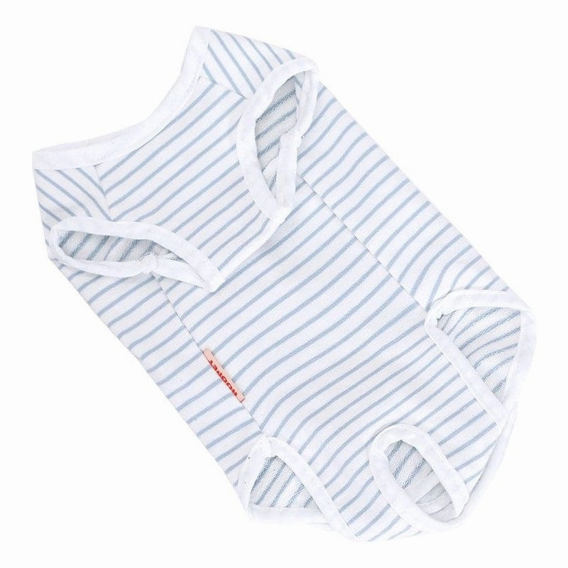 Cotton Blue And White Striped Surgical Gown