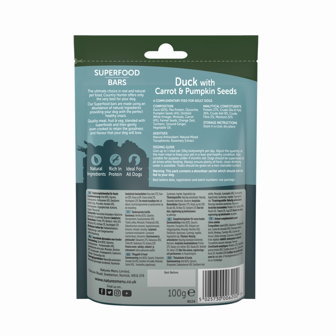 Country Hunter Duck Superfood Bars