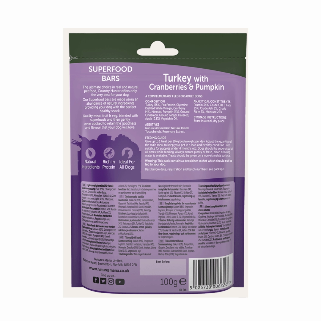 Country Hunter Turkey Superfood Bars